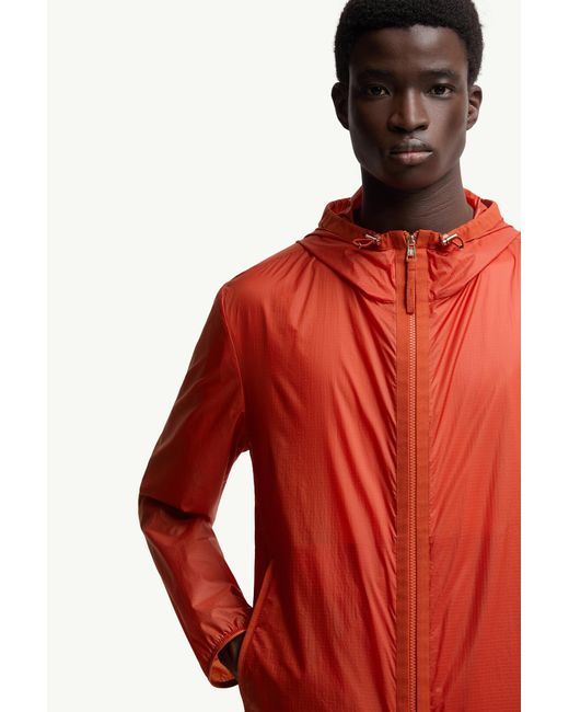 Moncler x Gilga Farm designed by Donald Glover Red X Gilga Farm By Donald Glover Hamlin Hooded Windbreaker for men