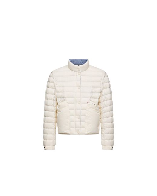 Moncler White Moncler Madulains Packable Down Jacket