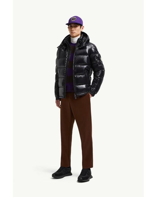 Plumífero Corto Con Capucha Maya, Hombre, Talla Moncler de hombre de color Black