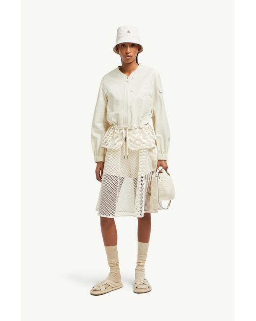 【MONCLER】ROCHECOTTE ジャケット ブロデリー アングレーズ MONCLER】ROCHECOTTE ジャケット ブロデリー アングレーズ