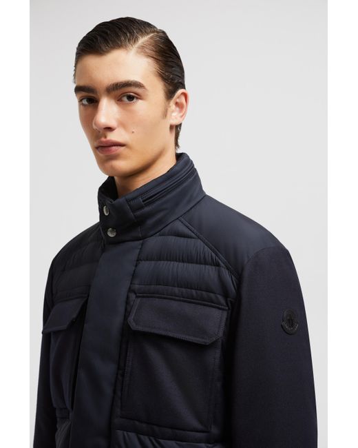 メンズ Moncler Vallantaショートダウンジャケット Blue