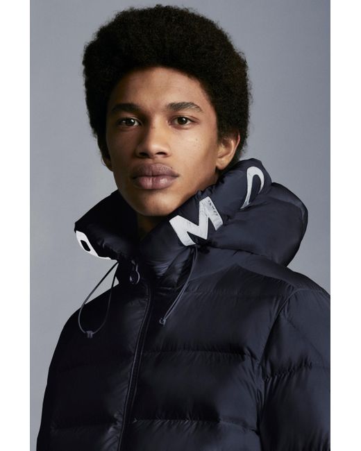 Moncler Salzman Padded Jacket in Blue for Men Black Mens Clothing Jackets Down and padded jackets 