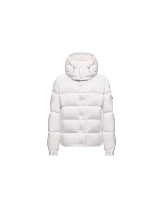 Doudoune Courte À Capuche Maya 70 Moncler pour homme en coloris White