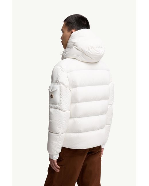 Doudoune Courte À Capuche Maya 70 Moncler pour homme en coloris White