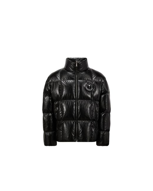 8 MONCLER PALM ANGELS Black X Palm Angels Simoom Short Down Jacket, Gender Neutral
