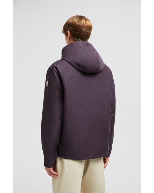 メンズ Moncler Monogram Gueryショートダウンジャケット Purple