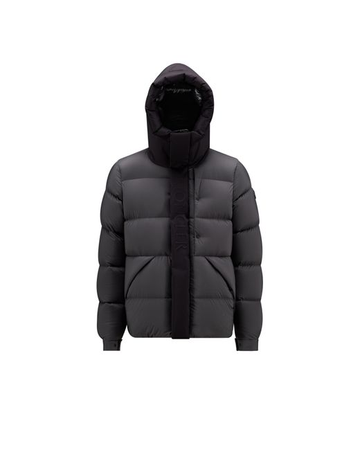 Moncler Madeira Short Down Jacket in Grey (Gray) for Men | Lyst