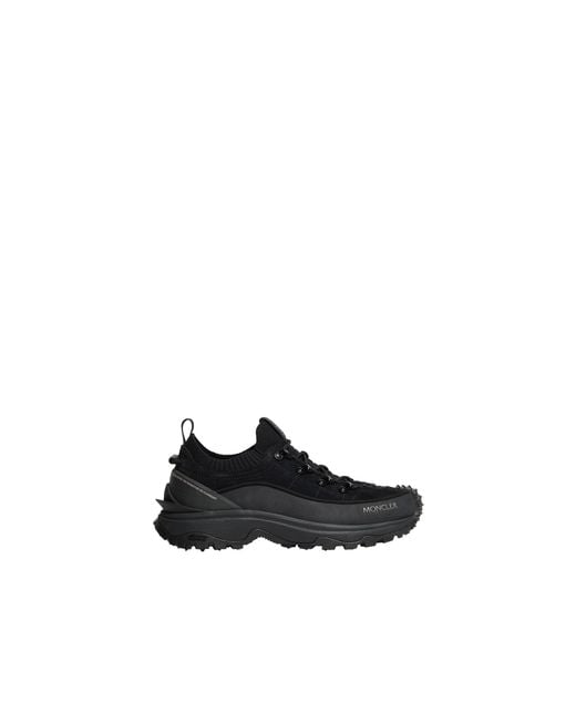 Moncler Black Moncler Trailgrip Lite3 Nubuck & Suede Sneakers for men