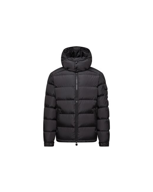 Moncler Black Maya Matte Short Down Jacket for men