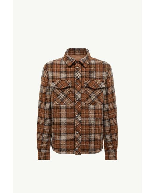 メンズ Moncler シャツジャケット Brown