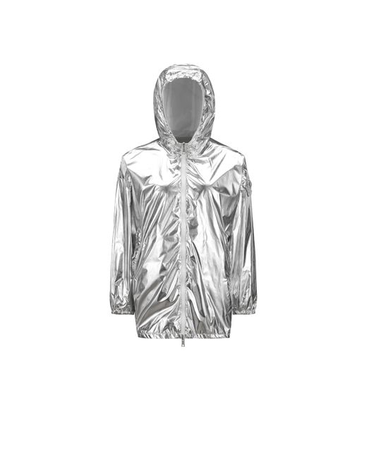 Moncler Gray Jubba Reversible Rain Jacket