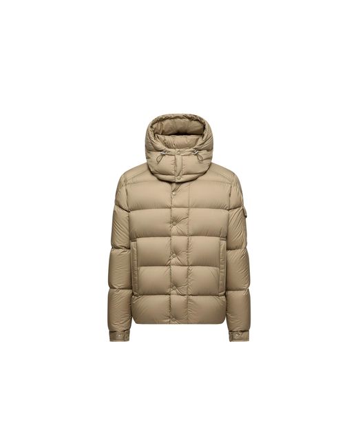 Moncler Natural Moncler Maya 70 Hooded Short Down Jacket for men