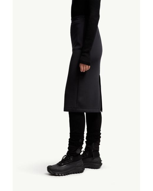 Moncler x Edward Enninful Black X Ee72 By Edward Enninful Neoprene Skirt