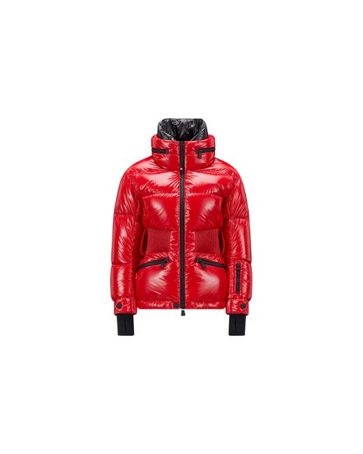 3 MONCLER GRENOBLE Red Rochers Short Down Jacket