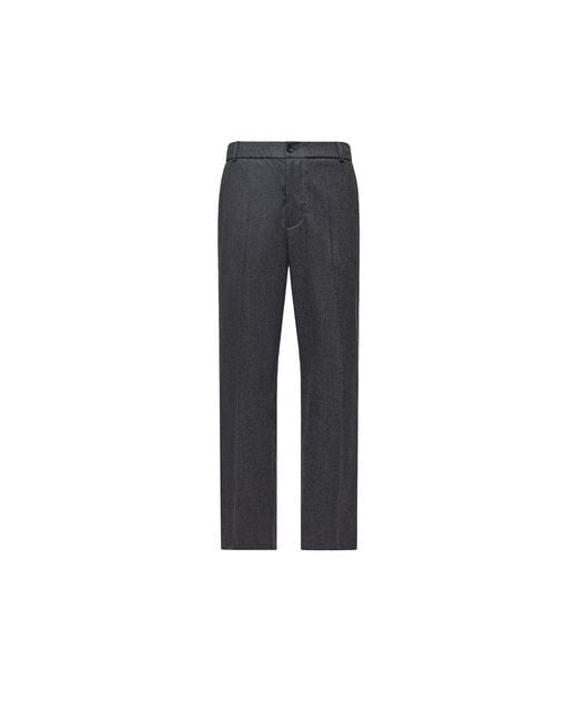 Moncler Anzughose Aus Wollflanell, Herren, Größe in Blue für Herren