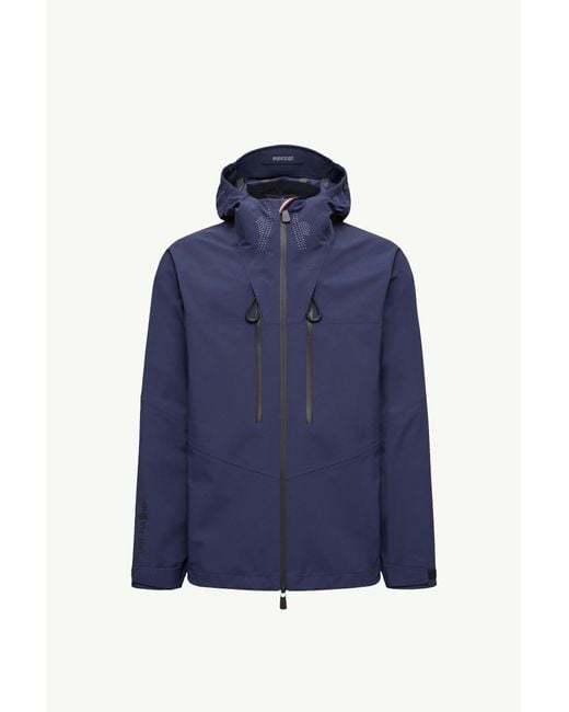Moncler Blue Orden Hooded Shell Jacket for men