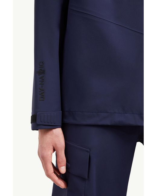 Moncler Blue Orden Hooded Shell Jacket for men