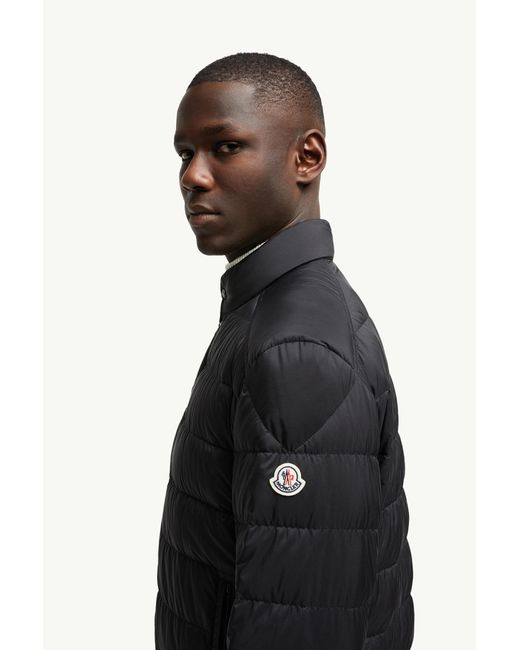 Moncler Selves Kurze Daunenjacke, Herren, Größe in Black für Herren