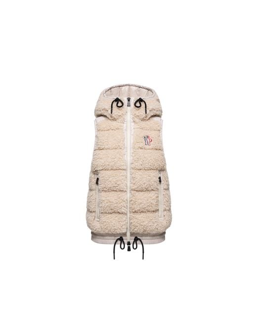 Moncler Natural Moncler Teddy Padded Gilet