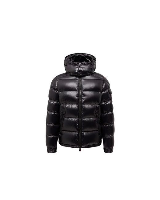 Moncler Black Moncler Maya Hooded Short Down Jacket for men
