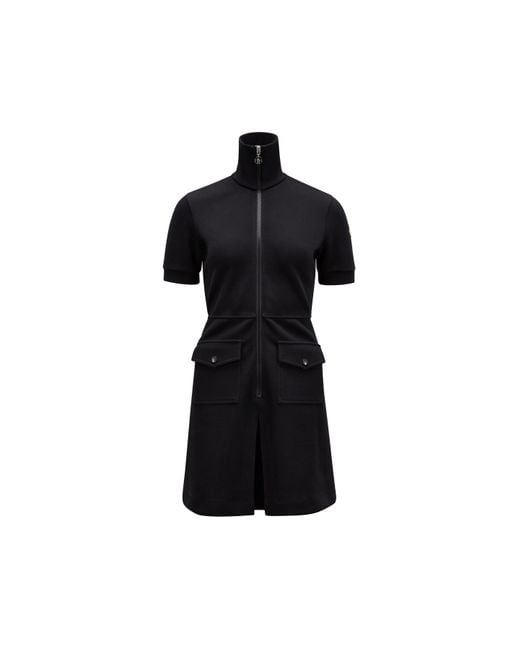 Moncler Black Polo Dress