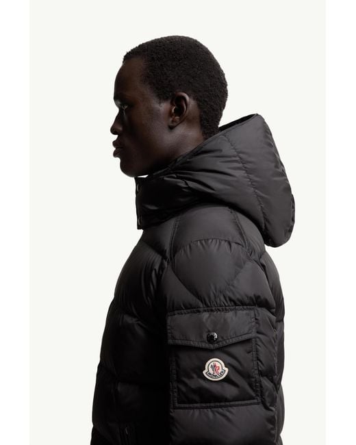 Moncler Black Maya Matte Short Down Jacket for men