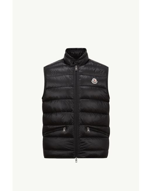 Moncler Packbare Daunenweste Schwarz in Black für Herren
