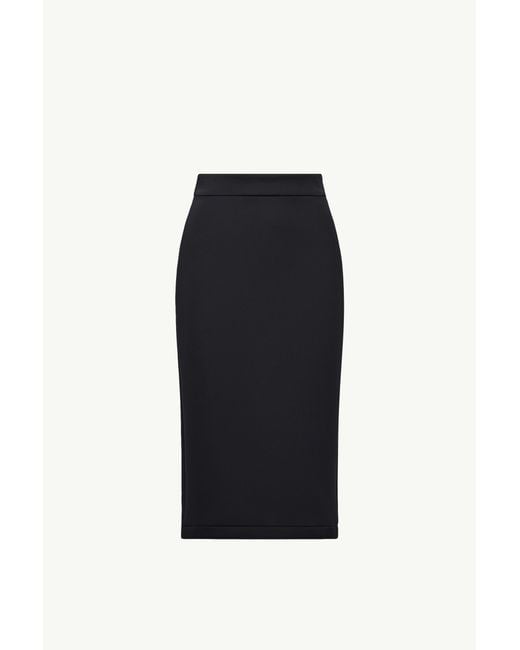 Moncler x Edward Enninful Black X Ee72 By Edward Enninful Neoprene Skirt