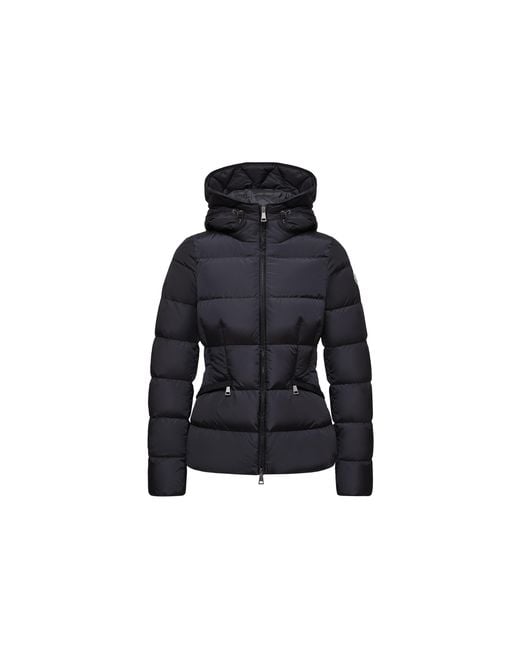Moncler Blue Moncler Avoce Hooded Short Down Jacket