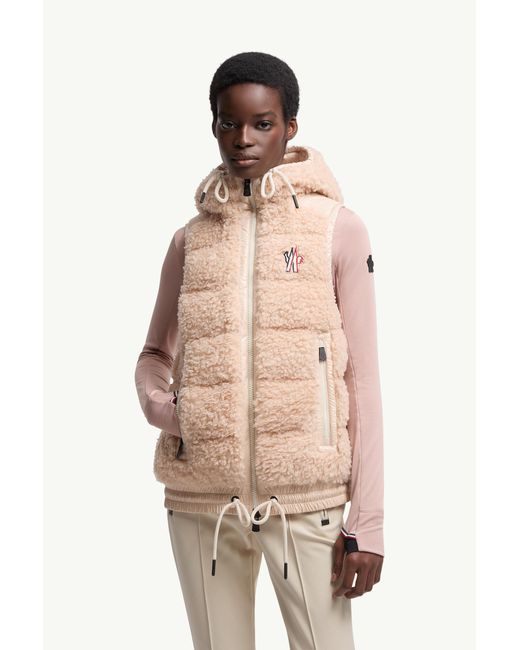 Moncler Natural Teddy Padded Gilet