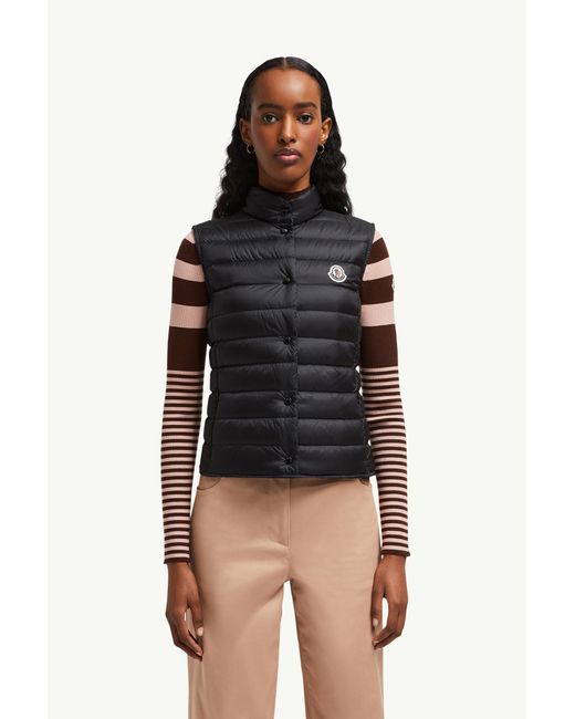 Moncler Black Liane Packable Down Gilet