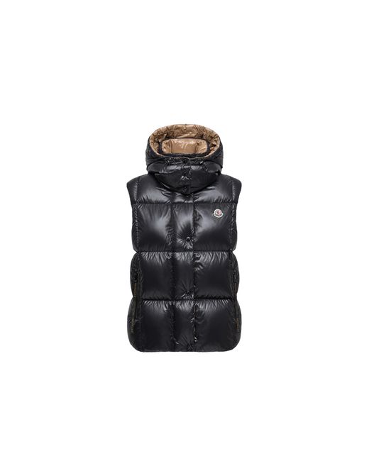 Moncler Black Moncler Luzule Hooded Down Gilet