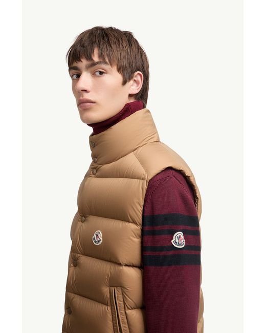 メンズ Moncler Tibbベスト Natural