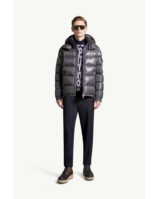Doudoune Courte À Capuche Maya Moncler pour homme en coloris Black