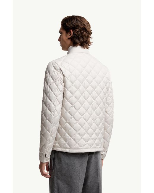 メンズ Moncler Oise ショートダウンジャケット White