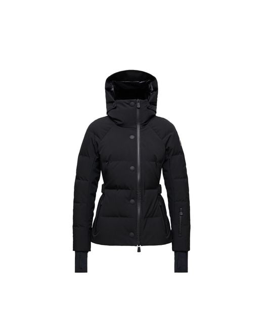 Moncler Black Moncler Guyane Hooded Insulated Ski Jacket