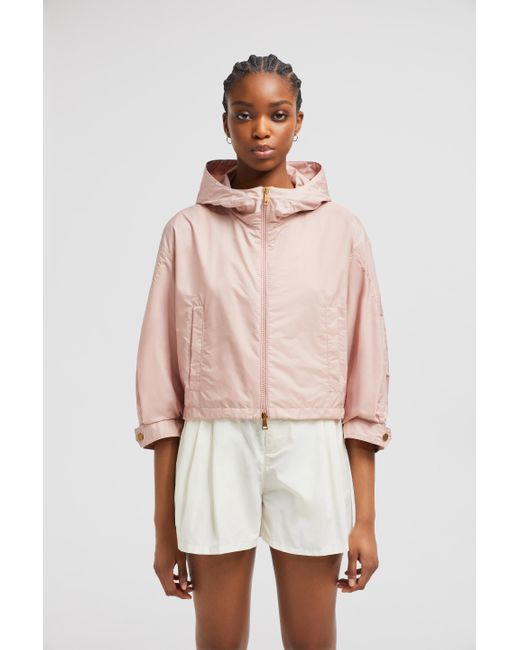 Moncler Pink Vizille Hooded Rain Jacket