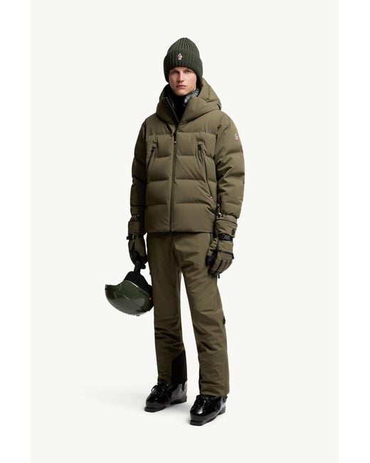 Moncler Fellberg Daunen-Skijacke Mit Kapuze, Herren, Größe in Green für Herren