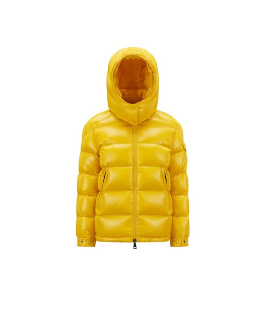 Moncler Yellow Maire Short Down Jacket