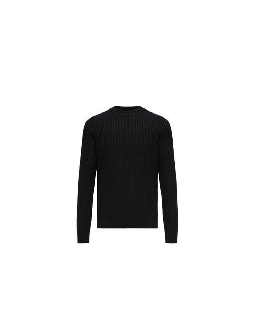 Moncler Black Moncler Wool Jumper for men