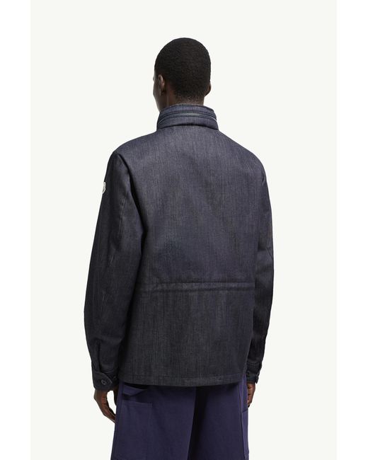 【送関込】MONCLER☆モンクレール Chesery Denim Field Jacket Chesery denim field jacket in blue - Moncler | Mytheresa