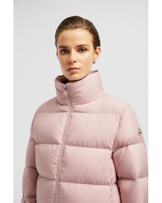 Moncler Pink Abbadia Short Down Jacket