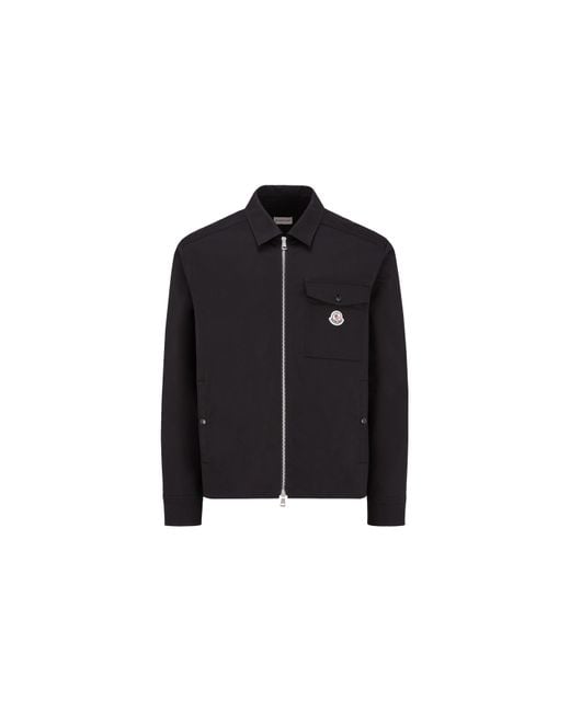 Giacca Camicia di Moncler in Black da Uomo