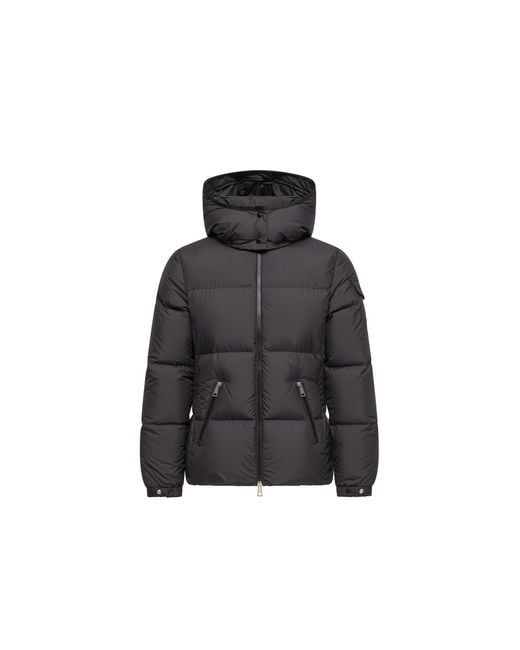Moncler Black Moncler Fourmines Hooded Short Down Jacket
