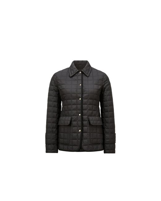 Moncler Black Epinal Quadratisch Gesteppte Daunen-Hemdjacke, Damen, Größe