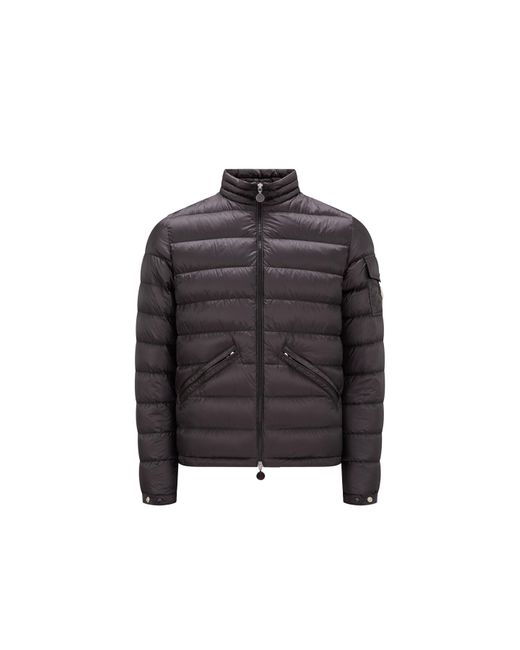 Moncler Agay Short Down Jacket in Black for Men | Lyst