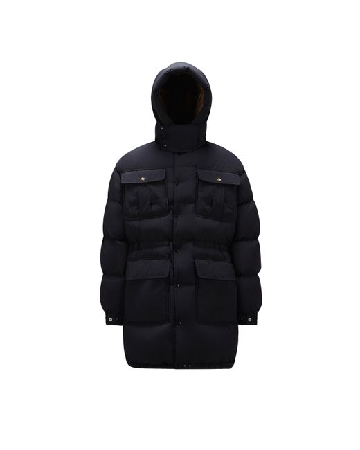 Parka lungo pentaflake di 8 MONCLER PALM ANGELS in Black
