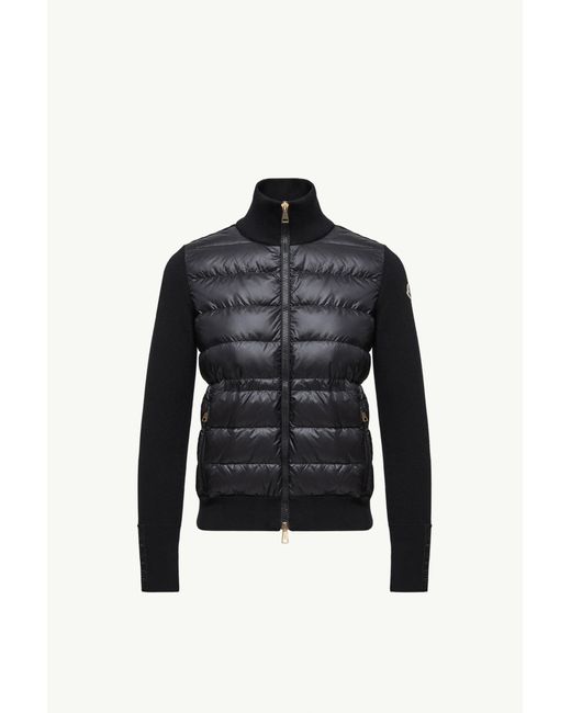 Sudadera Acolchado De Lana Con Cremallera, Talla Moncler de color Black