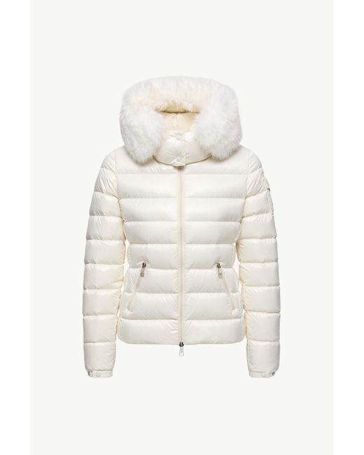 Doudoune Courte À Capuche En Matière Synthétique Badyf Moncler en coloris White