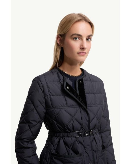 Doudoune Courte Cygne En Finitions Synthétiques Moncler en coloris Blue
